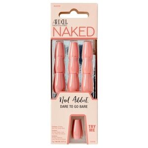 Ardell Nail Addict Naked Maven Press-On Nails Coffin Shape New